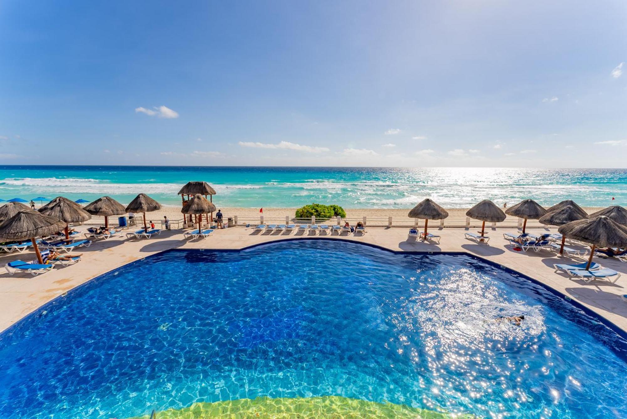 Sparkling Ocean View In Cancún Exterior foto