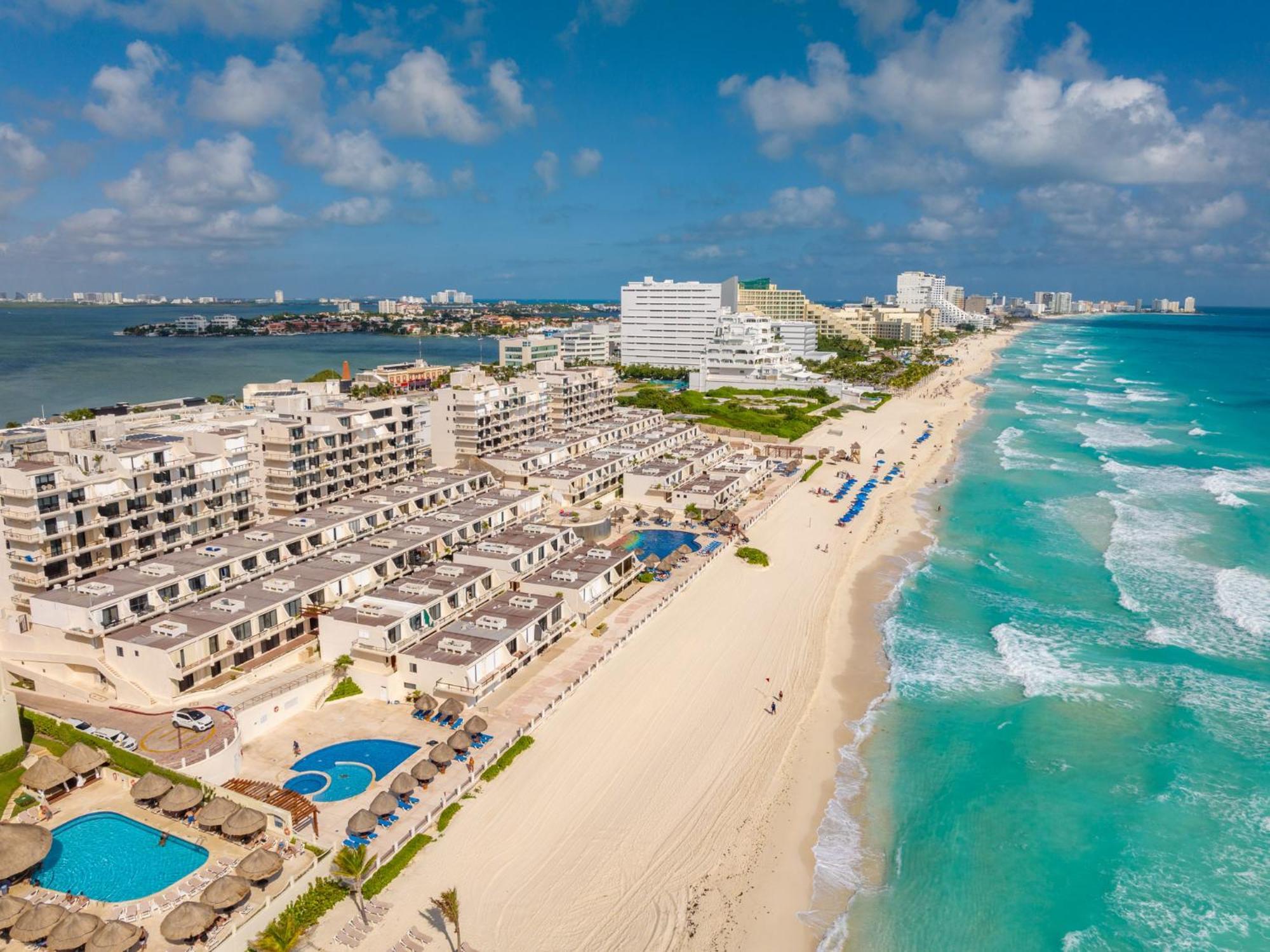 Sparkling Ocean View In Cancún Exterior foto
